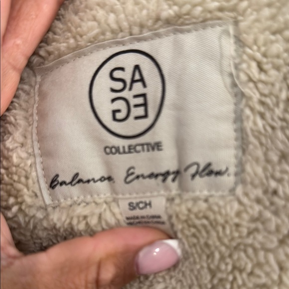 Sage Blue and Brown Plaid Jacket - Picture 8 of 8